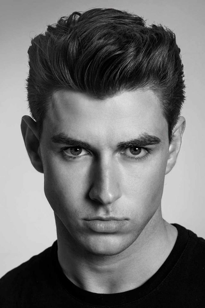 Short Brushed Back #wavyhairmen #menwithwavyhair #wavyhairstylesmen